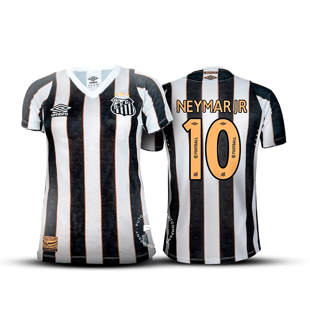 Camisa do Santos Feminina 2024/25 Away + #10 Neymar Jr