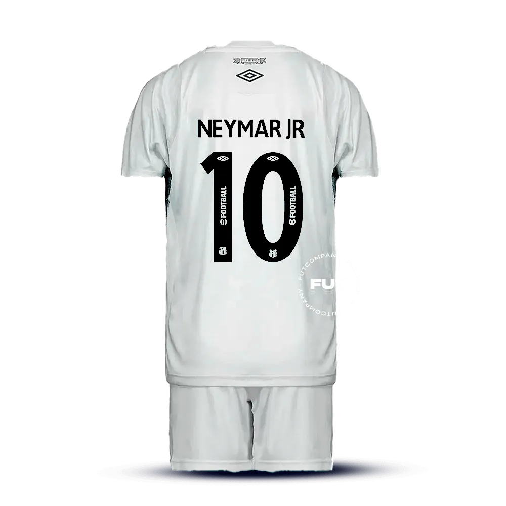 Kit Infantil do Santos 2024/25 Home + #10 Neymar Jr