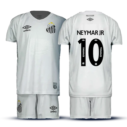 Kit Infantil do Santos 2024/25 Home + #10 Neymar Jr