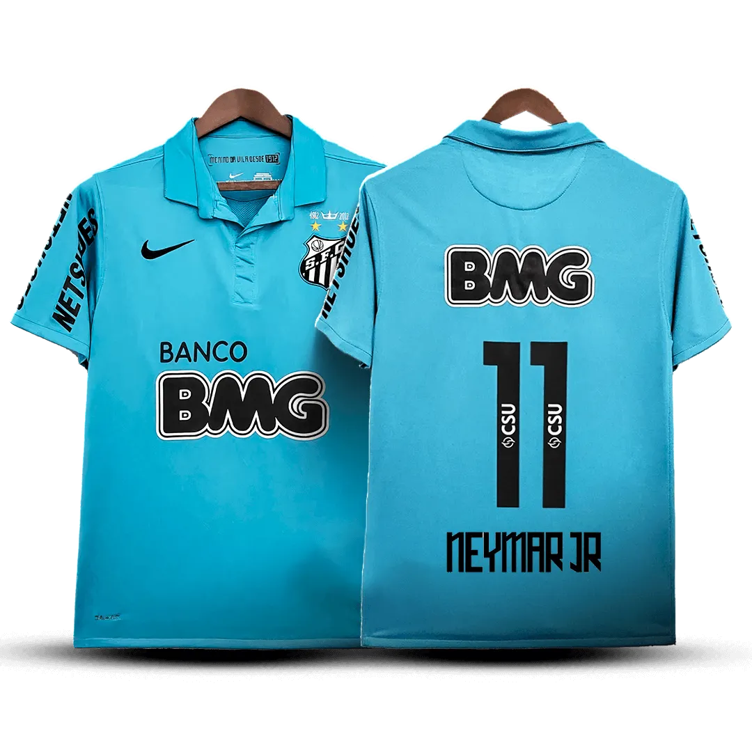 Camisa Retrô Santos 2012/13 Neymar Nike Masculino Azul